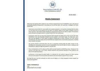 This Pandemic is not limited by Geographic or Political boundaries: Adar Poonawalla