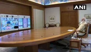 PM Modi attends meeting with senior govt officials for cyclone Yaas