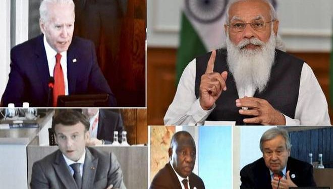PM Modi’s views were appreciated by world leaders at the G7 summit.