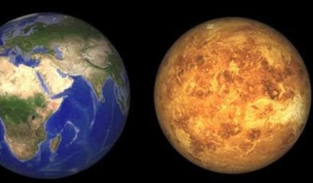 venus, earth