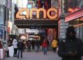 AMC Entertainment shares soar to height .