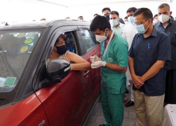 Delhi’s Drive-in Vaccination Shuts Down