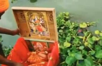 Newborn Girl In Wooden Box found floating in Ganga, Reduced by Boatman.