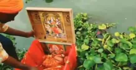 Newborn Girl In Wooden Box found floating in Ganga, Reduced by Boatman.