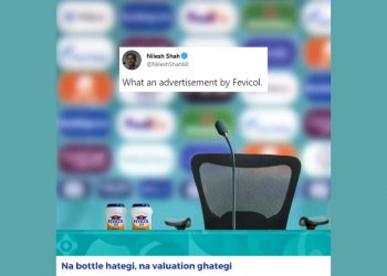 Fevicol had the best take on the Cristiano Ronaldo- Coca Cola Controversy.