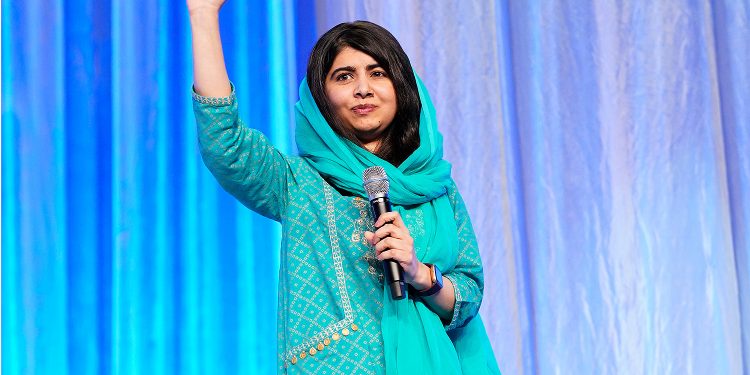 Malala Yousafzai glows on The vogue uk and is excited for The Youngest Nobel Laureate .