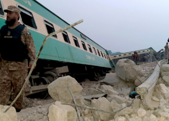 30 killed and 50 injured as two trains collide in Pakistan.
