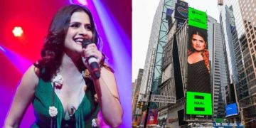 Sona is proud of her Times Square billboard, despite being reminded it’s an ad