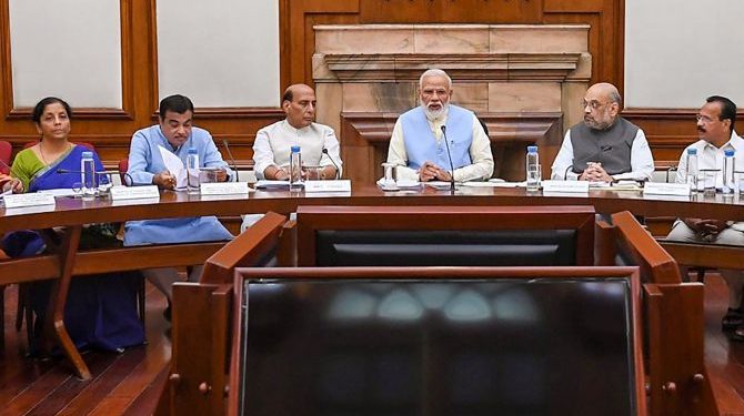 Five ministers resign from the union Cabinet, a major reshuffle in Modi’s Cabinet.