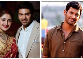 Arya and Sayyeshaa welcome baby girl, confirms Vishal