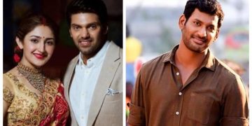 Arya and Sayyeshaa welcome baby girl, confirms Vishal