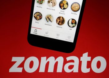 Zomato starts trading at Rs.116 , A premium of 53%.