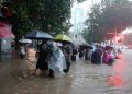 At least 12 dead as flood rages through world’s biggest production of iPhones in China.