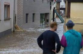 Six dead, 30 missing in Germany as houses collapse in floods.