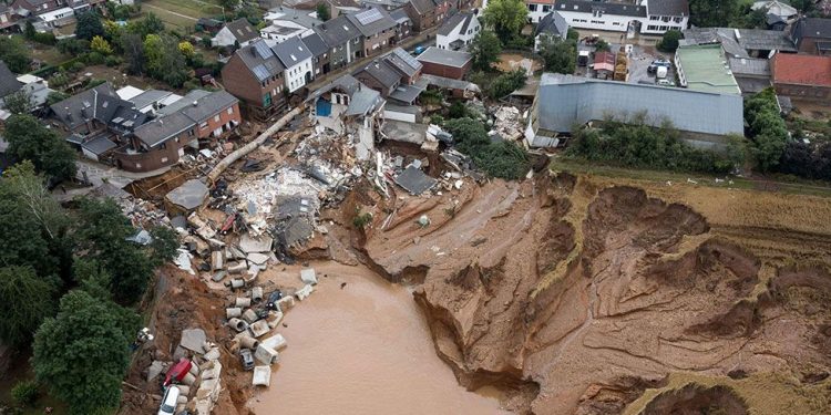 150 people killed as floods tear through Germany.