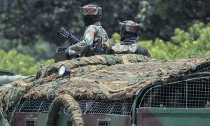 Border Security forces open fire after a drone spotted on international border in jammu.