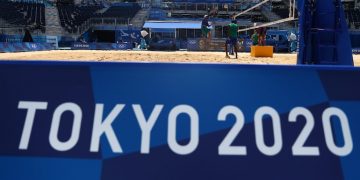 The opening ceremony of the Tokyo Olympics begins : Parade of Nation.