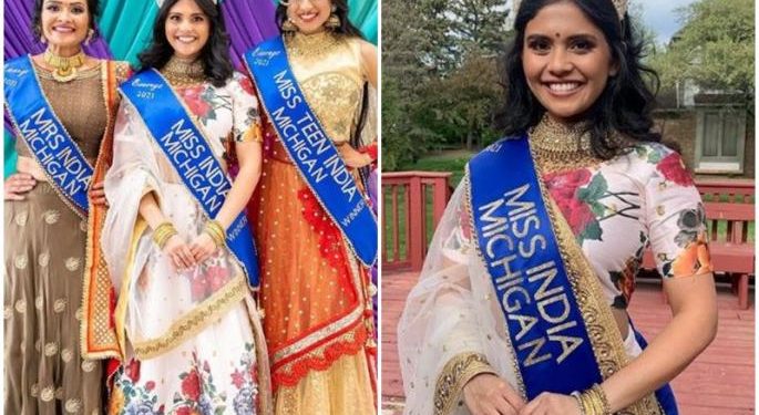 Vaidehi Dongre is crowned as Miss India USA 2021, Lanali from Georgia becomes the first runner up.