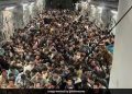 Viral photo of over 600 afghans packed into a US plane defines kabul panic.