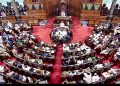 6 Trinamool Rajya Sabha MPs Suspended for today over “Disorderly” Conduct.