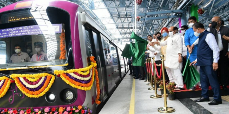 The Purple Line’s Additional Extension is Inaugurated by CM Bommai and Hardeep Puri