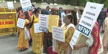 “Protect Afghan Women”: Hundreds Join In Protest In Delhi