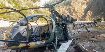 Army helicopter crashes into Ranjit Sagar Dam in J&K’s Kathua.