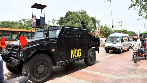 Security Tightened in Delhi ahead of Independence day celebration.