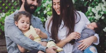 Mira, Shahid’s son Zain is heard for the first time in new video