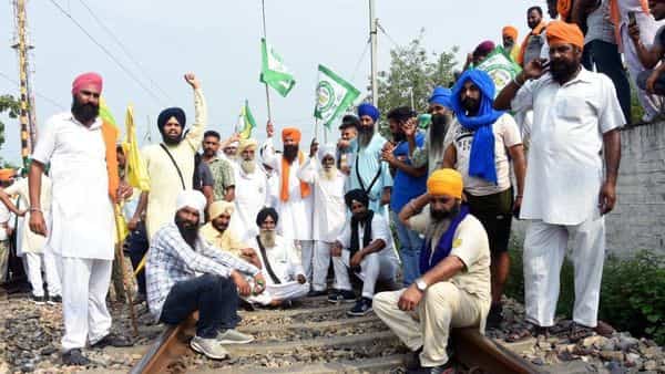 Farmers’ Protest Hits Train Movement, National Highway In Punjab’s Jalandhar