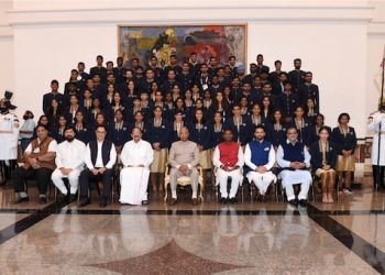 Indian Olympics Contingent was hosted today by President Ram Nath Kovid.