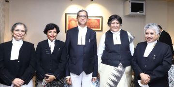 Chief Justice With 4 Women Judges After Historic Oath At Supreme Court