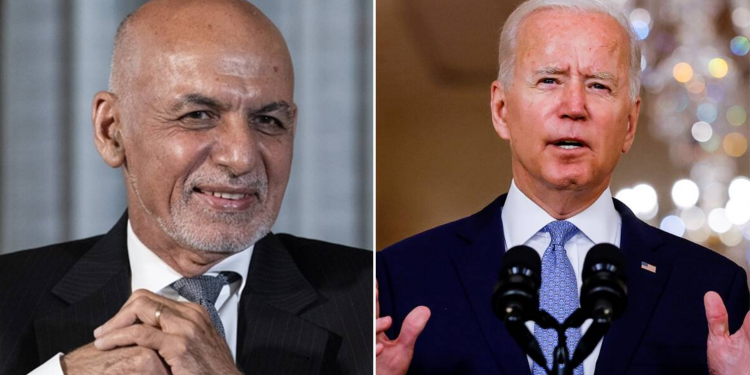Joe Biden Encouraged Ashraf Ghani to “Alter Perception” Before Afghanistan’s Fall During a Phone Chat Just Before the Country’s Collapse