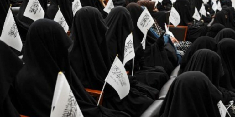 Women Hold Pro-Taliban Rally: ‘Hijab Not a Choice, Last Afghan Government Misused Us for Beauty’