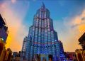 Kolkata: Visitors visiting the ‘Burj Khalifa’ pandal are being stopped by cops