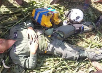 A Mirage-2000 of the Indian Air Force crashes in Madhya Pradesh, but the pilot safely ejects