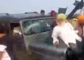 4 people have been arrested, including a BJP leader who was in the SUV that mowed down farmers in Uttar Pradesh