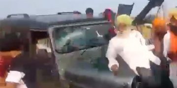 4 people have been arrested, including a BJP leader who was in the SUV that mowed down farmers in Uttar Pradesh