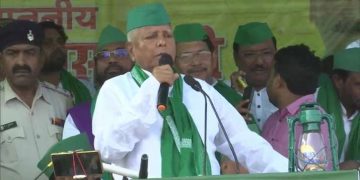 Lalu Prasad tears into BJP, Nitish Kumar at poll rally
