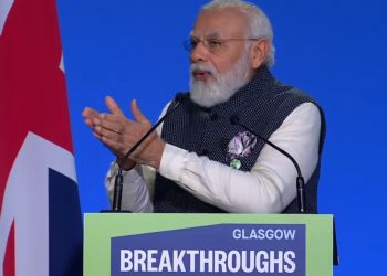 PM Modi proposes a ‘One Sun, One Grid’ solution to the world’s fossil fuel crisis at the COP26 conference