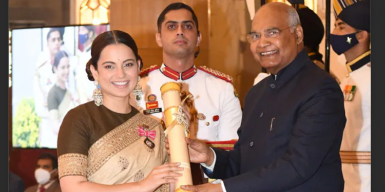 “Treason”: Kangana Ranaut’s Padma Shri award should be revoked, according to the Congress