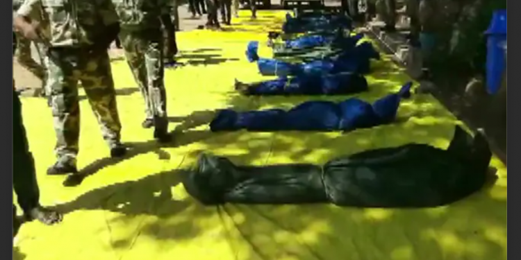 At least 26 Maoists were murdered in a clash with police in Gadchiroli, Maharashtra