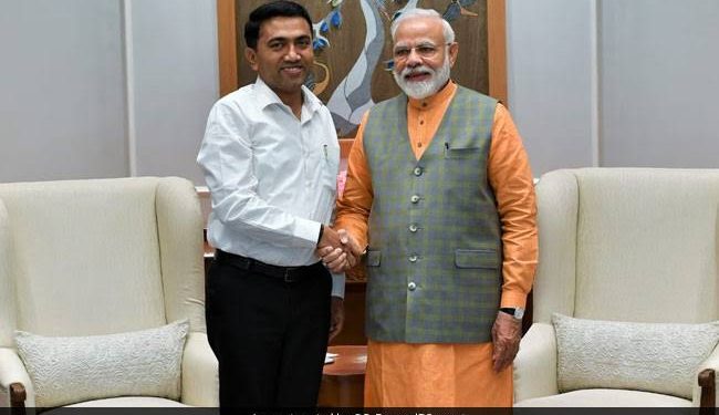 Goa CM Meets Modi Post Exit Polls Results, Assures BJP’s Rule Again