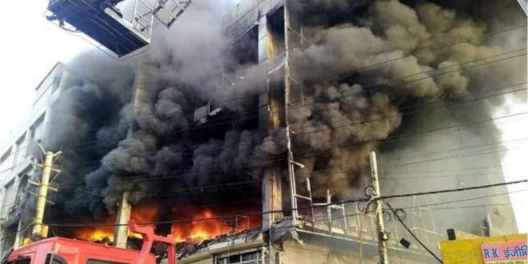 Mundka fire: Manish Lakra the owner of the Delhi building where 27 people were killed, was arrested