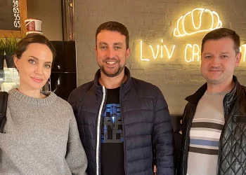 Angelina Jolie Visits Ukraine, Meets Children and Volunteers