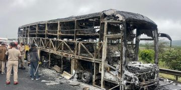 Tragic Bus Fire in Kurnool: 20 Dead as Bengaluru-Bound Sleeper Bus Goes Up in Flames
