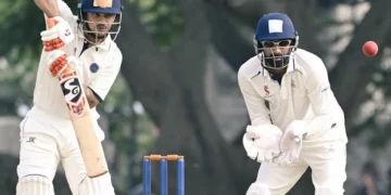 Ranji Trophy 2025-26: Kishan, Bharat & Lad Light Up Day 1; Saransh Jain Spins Magic for Madhya Pradesh