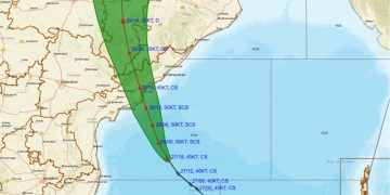 Why Cyclones Tend to Move Towards Land
