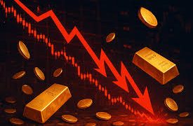 Gold Prices Fall Sharply as Global Tensions Ease