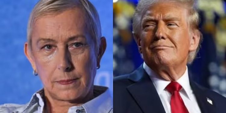Martina Navratilova Criticizes Trump’s Aggressive Handshakes at Gaza Peace Summit